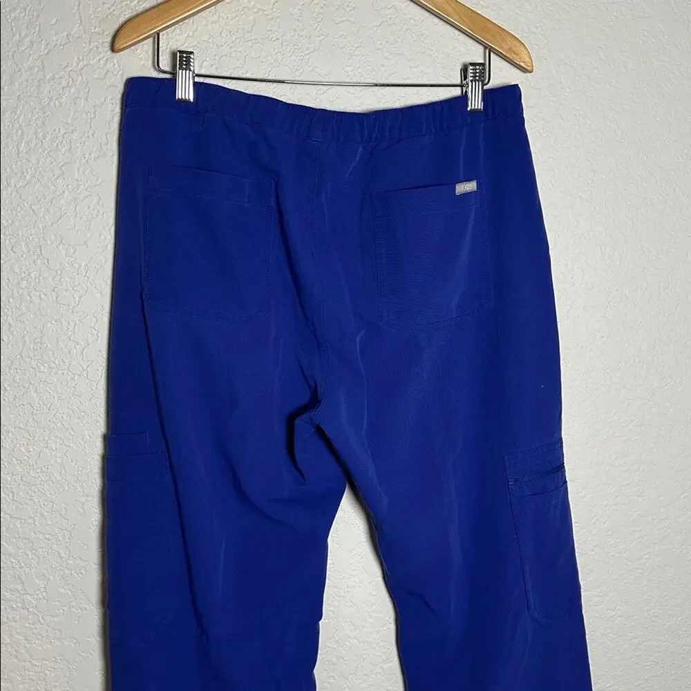 Figs Men's Cairo Cargo Scrub Pants Technical Collection TM3001 Blue Medium